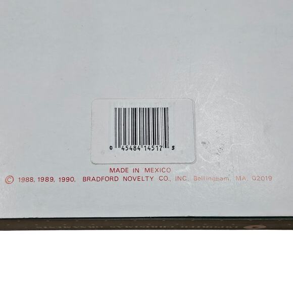 VTG Box Bradford Clear Gold White Glitter Icicle Drop GLASS Christmas Ornaments - Picture 7 of 7